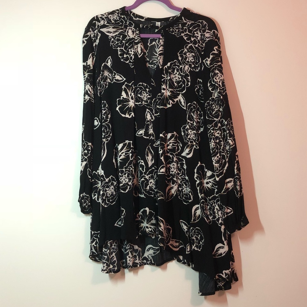 Free People Retro Tree Swing Tunic Dress